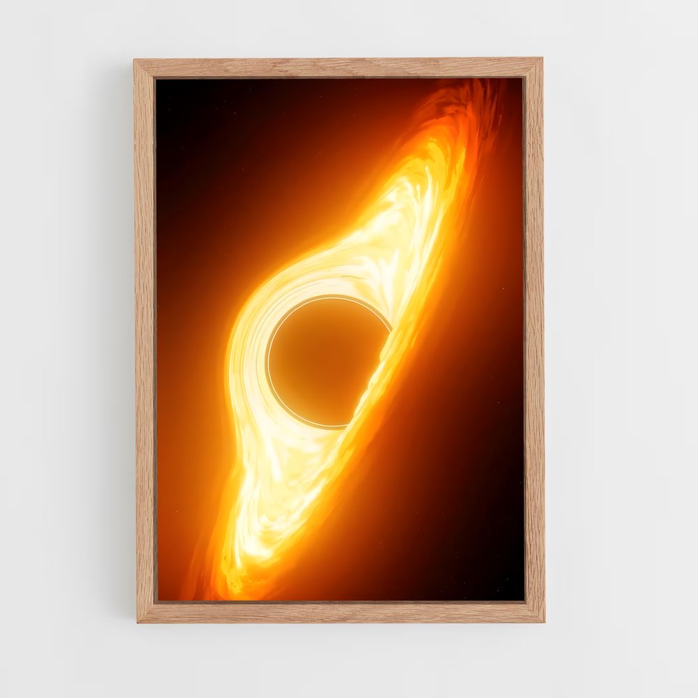 Poster trou noir mystérieux (vue 4)